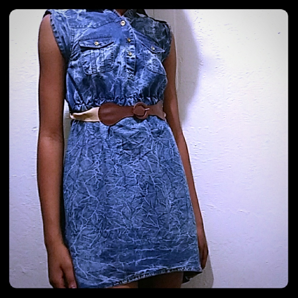 Cowgirl blue pretty dress